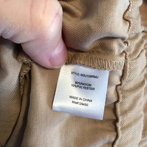 FRED DAVID Women's Tan Roll Tab Sleeves Utility Jacket XL - Picture 6 of 6